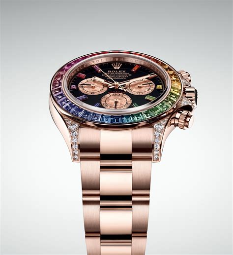 rolex oyster perpetual cosmograph daytona rainbow watch